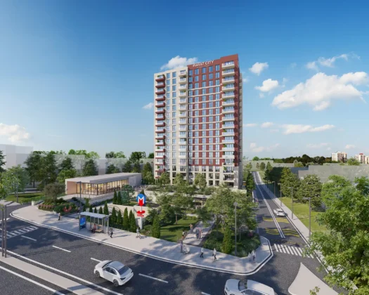 3+1 For sale in Istanbul – Mahmutbey in front of Metro Station / Suitable for Citizenship Hayat city Project