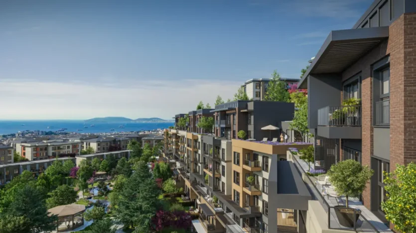 Sea view apartment for sale in the Asian side of Istanbul / suitable for Turkish citizenship