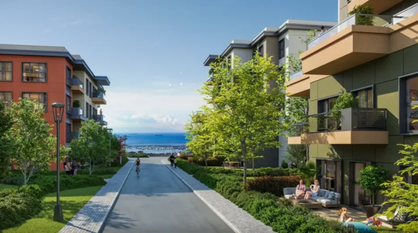 Sea view apartment for sale in the Asian side of Istanbul / suitable for Turkish citizenship