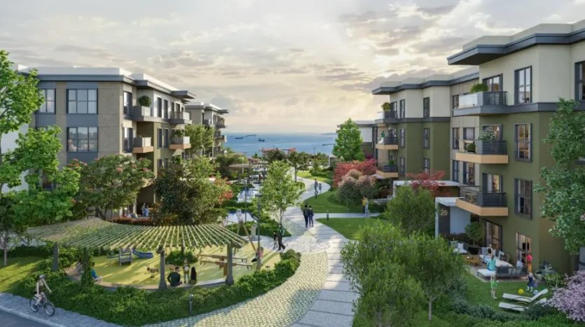 Sea view apartment for sale in the Asian side of Istanbul / suitable for Turkish citizenship