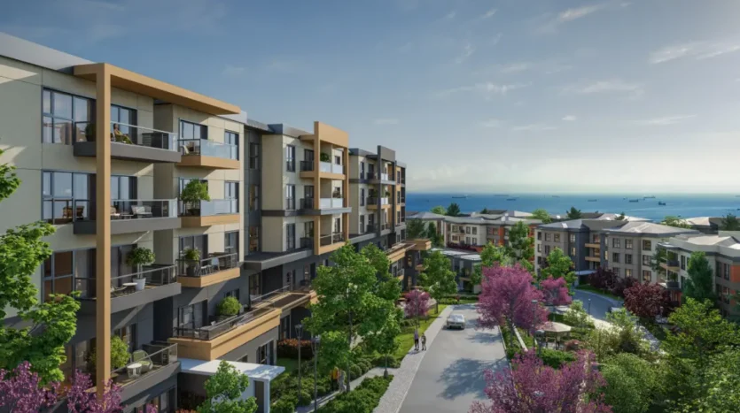 Sea view apartment for sale in the Asian side of Istanbul / suitable for Turkish citizenship