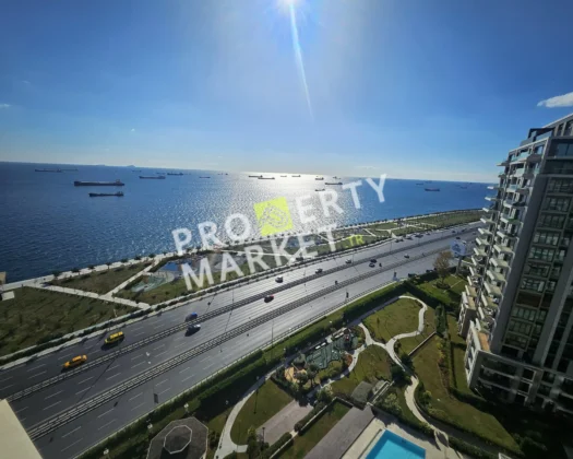 4+1 Sea viewa apartment For sale in Büyükyalı Project in Istanbul / Zeytinburnu