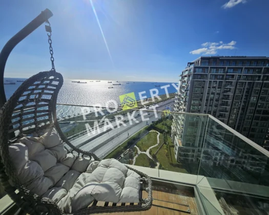 4+1 Sea viewa apartment For sale in Büyükyalı Project in Istanbul / Zeytinburnu