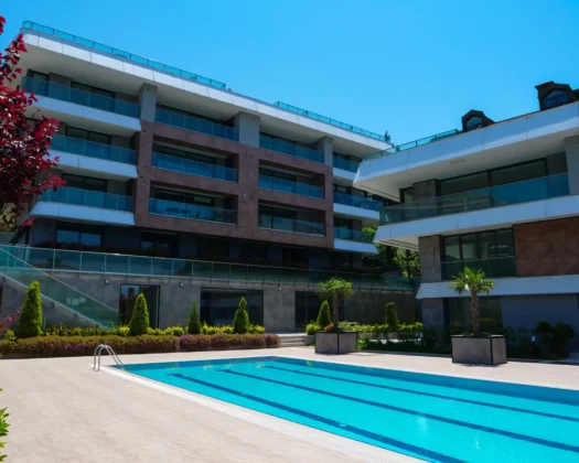 1+1 Sea view apartment for sale in Istanbul – suitable for Turkish citizenship