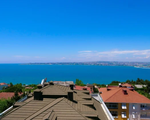 1+1 Sea view apartment for sale in Istanbul – suitable for Turkish citizenship